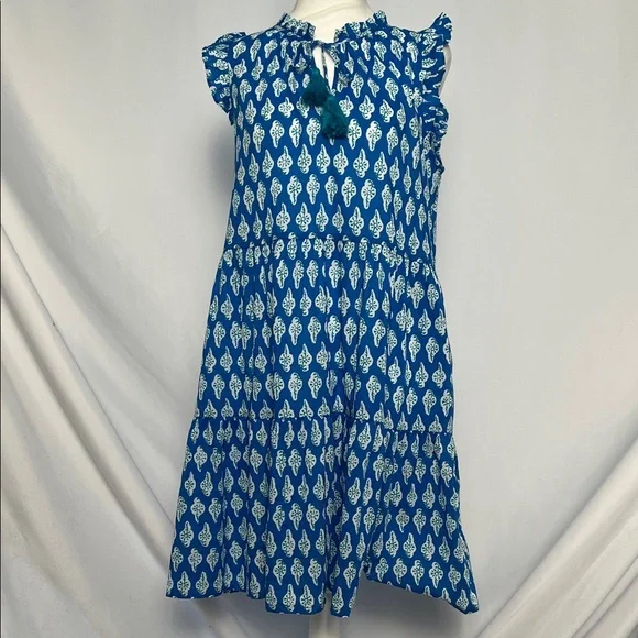 NWOT / J.crew factory Ruffle-sleeve tiered beach dress - Picture 4 of 8